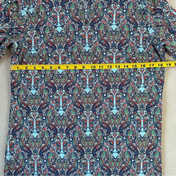 Coolibar printed tunic dress. Small. Multicolor. UPF 50+ - Picture 7 of 9